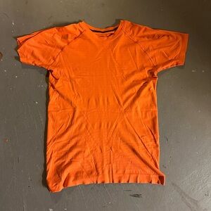 Alphalete Orange compression t shirt